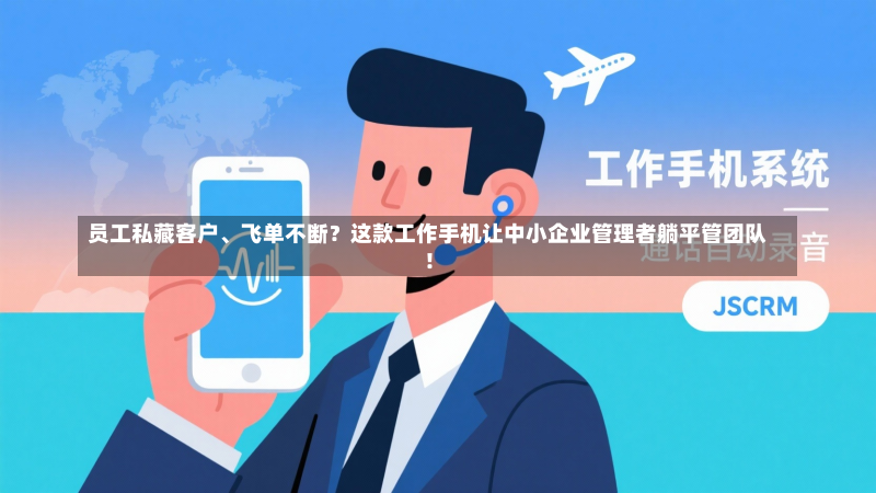 员工私藏客户、飞单不断?这款工作手机让中小企业管理者躺平管团队!